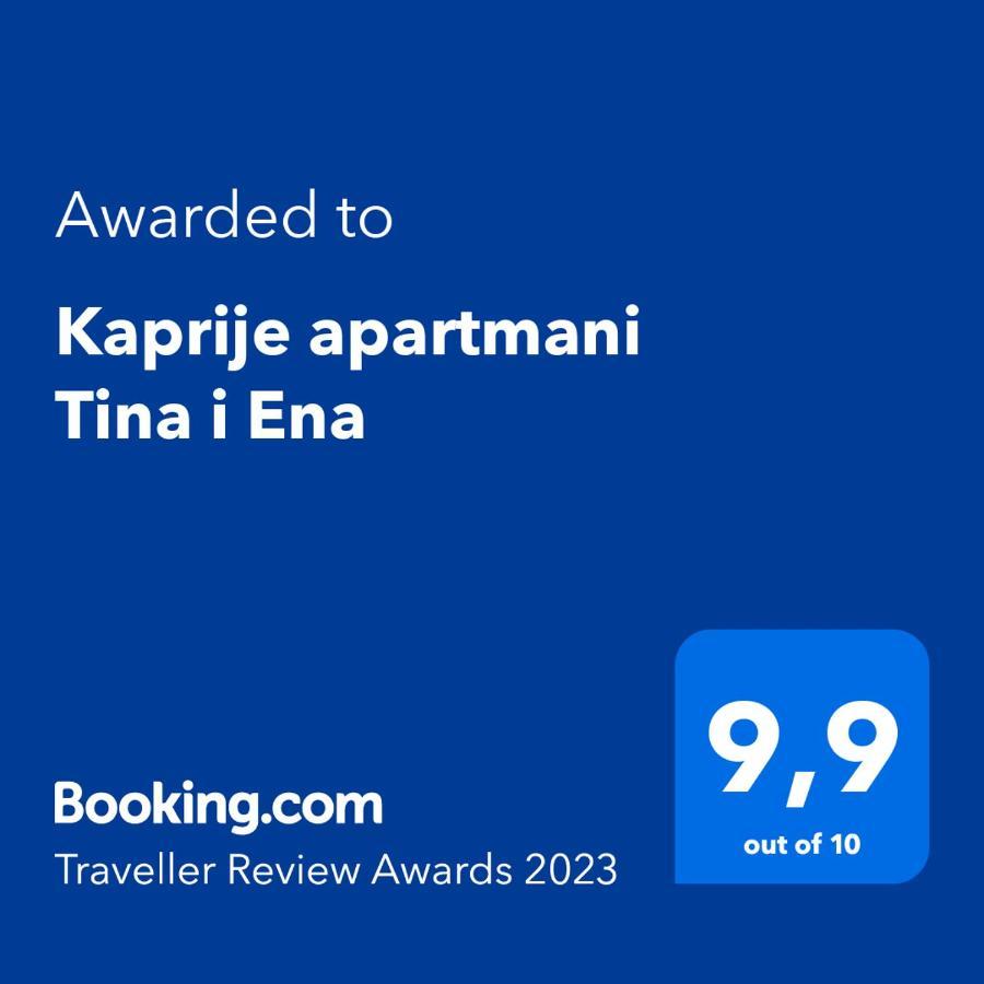 Kaprije Apartmani Tina I Ena Esterno foto